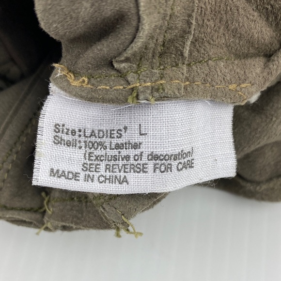 Women’s Leather Suede Gloves Size Large - Picture 2 of 10